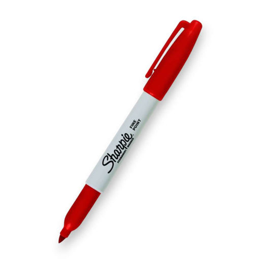 Picture of SHARPIE PERMANENT MARKER FINE TIP RED